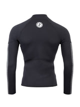 Two Bare Feet Perspective Full Zip 2.5mm Wetsuit Jacket & Pants Set (Black/Grey)