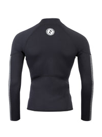 Two Bare Feet Perspective Full Zip 2.5mm Wetsuit Jacket & Pants Set (Black/Grey)