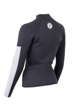Two Bare Feet Unisex Perspective Full Zip 2.5mm Wetsuit Jacket (Black/Grey/Grey)