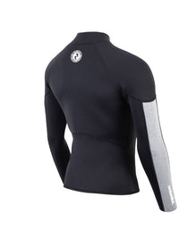 Two Bare Feet Perspective Full Zip 2.5mm Wetsuit Jacket (Black/Grey/Grey)