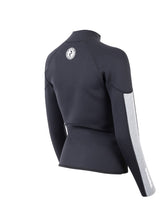 Two Bare Feet Unisex Perspective Full Zip 2.5mm Wetsuit Jacket (Black/Grey/Grey)