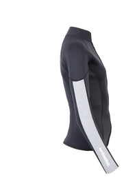 Two Bare Feet Unisex Perspective Full Zip 2.5mm Wetsuit Jacket (Black/Grey/Grey)