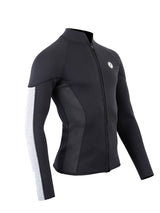 Two Bare Feet Perspective Full Zip 2.5mm Wetsuit Jacket (Black/Grey/Grey)
