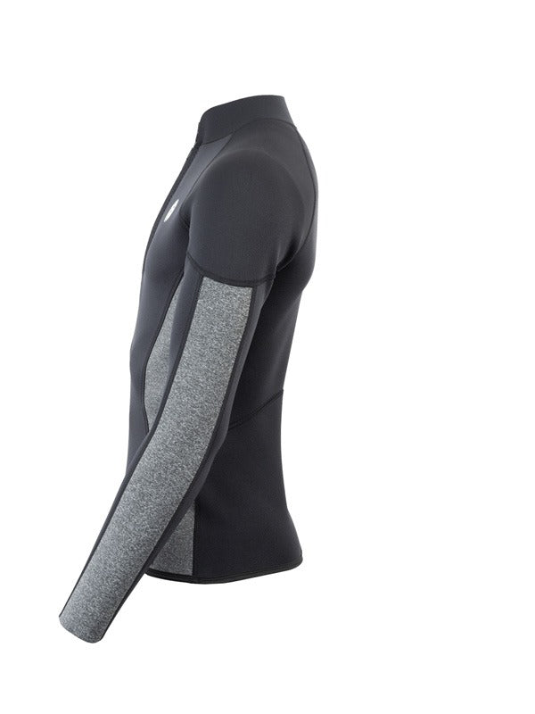 Two Bare Feet Perspective Half Zip 2.5mm Wetsuit Jacket (Black/Grey)