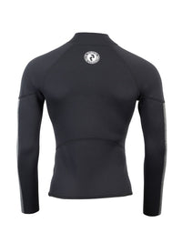 Two Bare Feet Perspective Half Zip 2.5mm Wetsuit Jacket & Pants Set (Black/Grey)