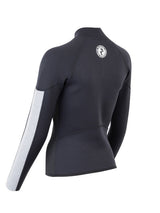 Two Bare Feet Unisex Perspective Half Zip 2.5mm Wetsuit Jacket (Black/Grey/Grey)