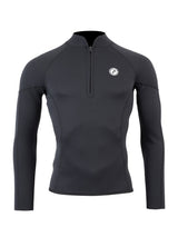 Two Bare Feet Perspective Half Zip 2.5mm Wetsuit Jacket (Black)