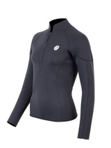 Two Bare Feet Unisex Perspective Half Zip 2.5mm Wetsuit Jacket (Black)
