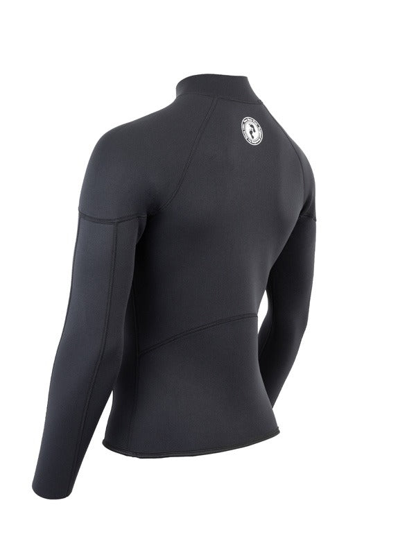 Two Bare Feet Perspective Half Zip 2.5mm Wetsuit Jacket (Black)