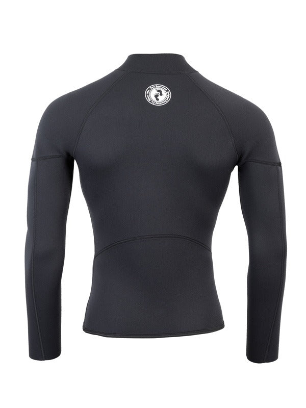 Two Bare Feet Perspective Half Zip 2.5mm Wetsuit Jacket (Black)