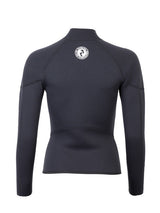 Two Bare Feet Unisex Perspective Half Zip 2.5mm Wetsuit Jacket (Black)