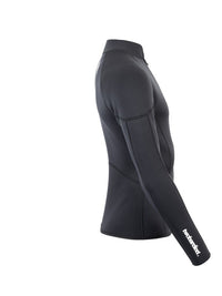 Two Bare Feet Perspective Half Zip 2.5mm Wetsuit Jacket (Black)