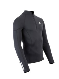 Two Bare Feet Perspective Half Zip 2.5mm Wetsuit Jacket (Black)