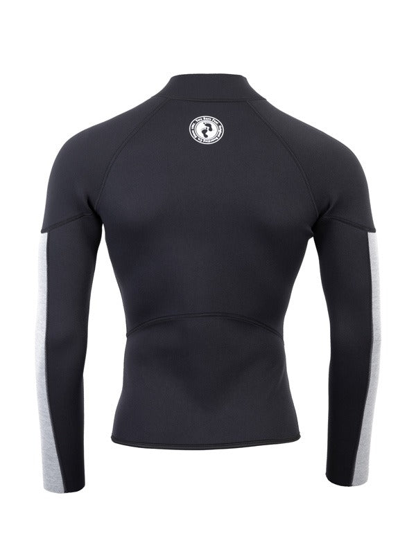 Two Bare Feet Perspective Full Zip 2.5mm Wetsuit Jacket & Pants Set (Black/Grey/Grey)