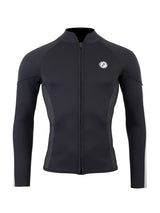 Two Bare Feet Perspective Full Zip 2.5mm Wetsuit Jacket & Pants Set (Black/Grey/Grey)
