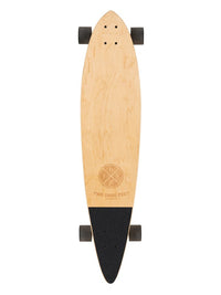 Two Bare Feet Valencia 44in Canadian Maple Longboard Skateboard Complete (Black Wheels)