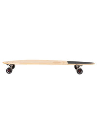 Two Bare Feet Valencia 44in Canadian Maple Longboard Skateboard Complete (Black Wheels)