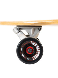 Two Bare Feet Valencia 44in Canadian Maple Longboard Skateboard Complete (Black Wheels)