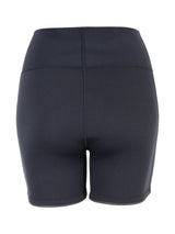 Two Bare Feet Womens Aspect Fleece Lined Zipless Thermal 2.5mm Superstretch Wetsuit Top & Hotpants Set (Black/Grey Stripes)