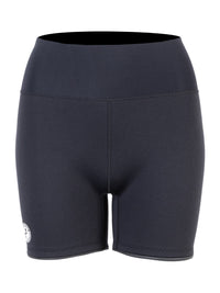Two Bare Feet Womens Aspect Fleece Lined Zipless Thermal 2.5mm Superstretch Wetsuit Top & Hotpants Set (Black/Grey Stripes)