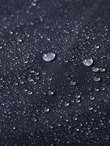 Waterproof Hooded Sleeveless Poncho Changing Robe (Black/Blue)