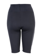 Two Bare Feet Womens Aspect Back Zip 2.5mm Wetsuit Jacket & Shorts Set (Black/Grey)