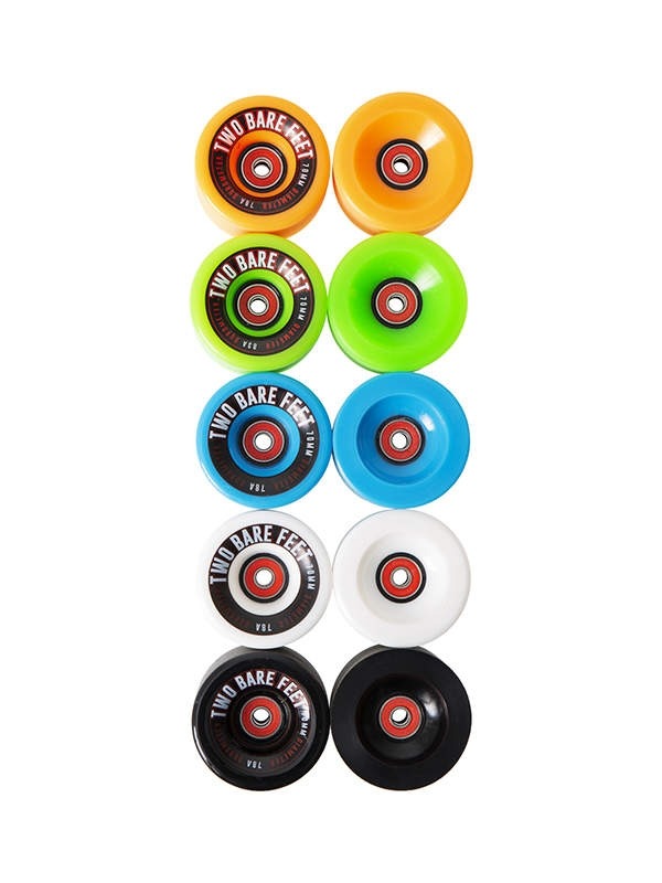 Two Bare Feet "The Brody" 42in Bamboo Series Longboard Skateboard Complete (Black Wheels)