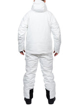 Two Bare Feet All-in-One Rift Snow Pants & Jacket Set (White/ White)