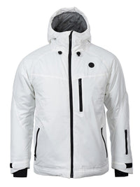 Two Bare Feet All-in-One Rift Snow Pants & Jacket Set (White/ White)