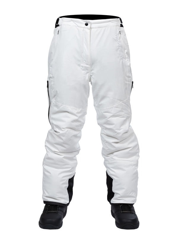 Two Bare Feet All-in-One Rift Snow Pants & Jacket Set (White/ White)