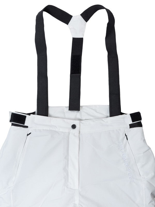Two Bare Feet All-in-One Rift Snow Pants & Jacket Set (White/ White)