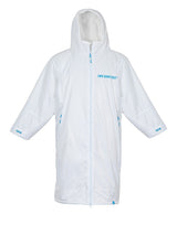 Two Bare Feet Kids Weatherproof Changing Robe (White/Blue)