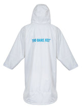 Two Bare Feet Kids Weatherproof Changing Robe (White/Blue)