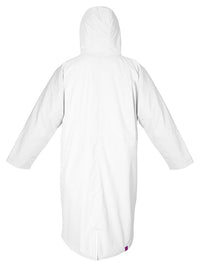 Elemental Waterproof Lightweight Slimline Changing Robe (White/Raspberry)