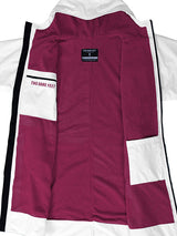 Elemental Waterproof Lightweight Slimline Changing Robe (White/Raspberry)