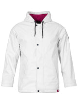 Elemental Waterproof Lightweight Jacket (White/Raspberry)