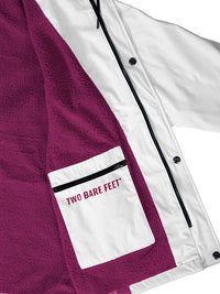 Elemental Waterproof Lightweight Jacket (White/Raspberry)