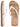 Two Bare Feet Olivia Ladies Sandals (White / Cork)