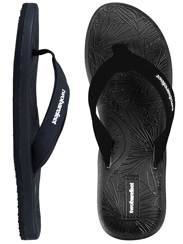 Blossom Ladies Flip Flops (Black)