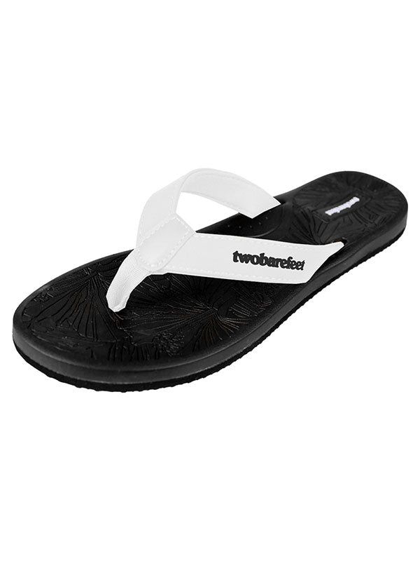 Blossom Ladies Flip Flops (Black/White)
