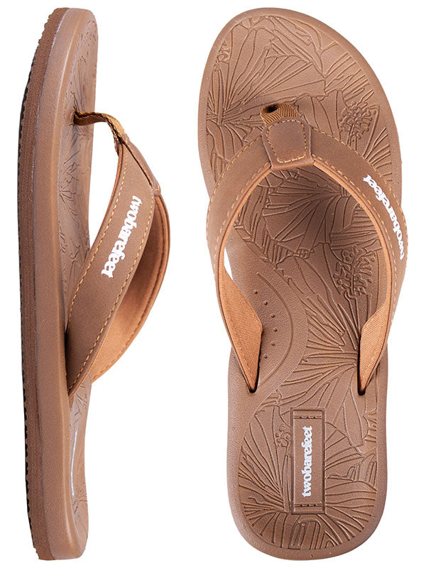 Blossom Ladies Flip Flops (Brown)