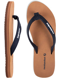 Devon Ladies Flip Flops (Brown/Black)