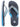 Voyage Ladies Flip Flops (Grey/Blue)