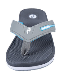 Voyage Ladies Flip Flops (Grey/Blue)