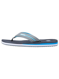 Voyage Ladies Flip Flops (Grey/Blue)