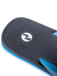 Voyage Ladies Flip Flops (Grey/Blue)