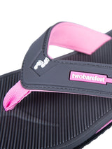 Voyage Ladies Flip Flops (Grey/Light Pink)