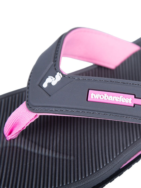 Voyage Ladies Flip Flops (Grey/Light Pink)