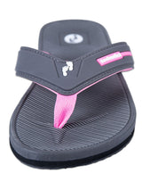 Voyage Ladies Flip Flops (Grey/Light Pink)