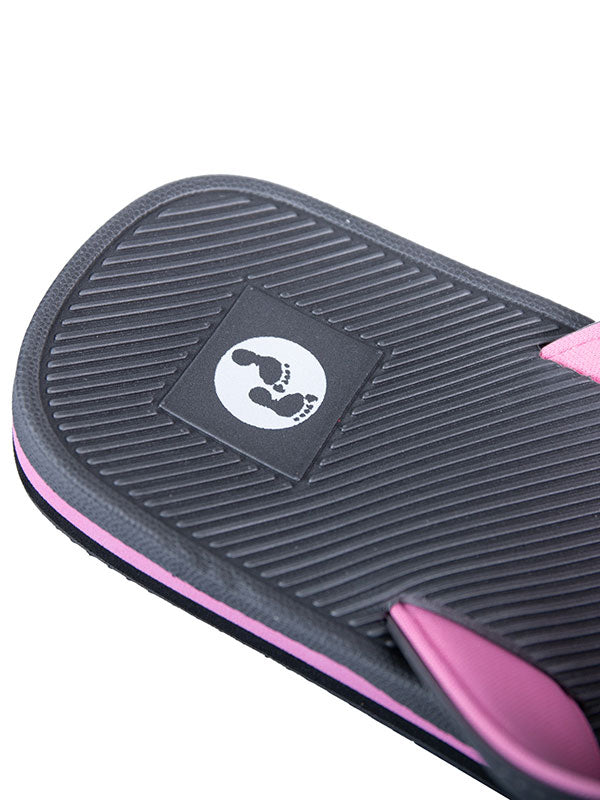 Voyage Ladies Flip Flops (Grey/Light Pink)